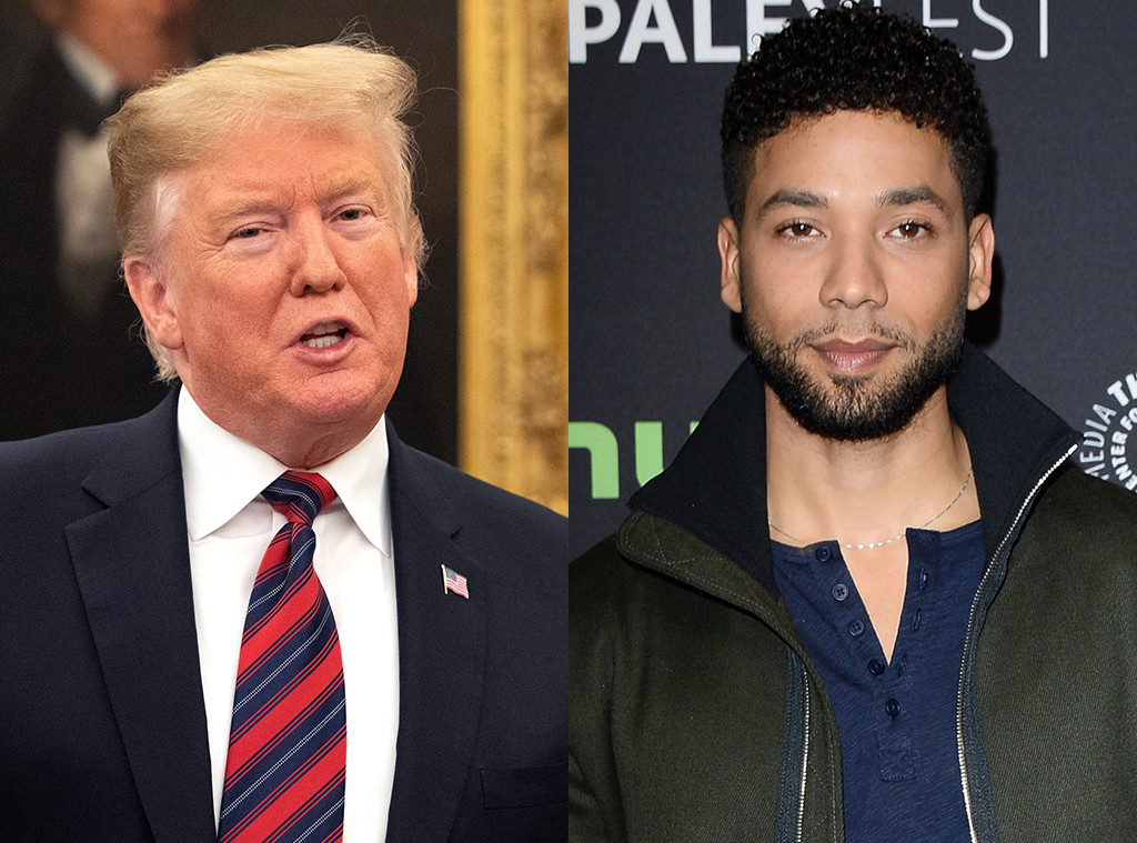 Donald Trump Calls Jussie Smollett Attack Horrible E News